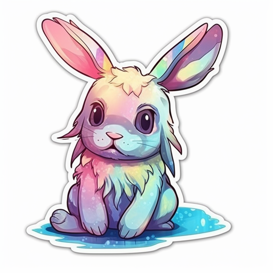 Bunny Rabbit Vinyl Decal Sticker for Car, Laptop, Tumbler and more # 004324