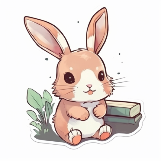 Bunny Rabbit Vinyl Decal Sticker for Car, Laptop, Tumbler and more # 004320
