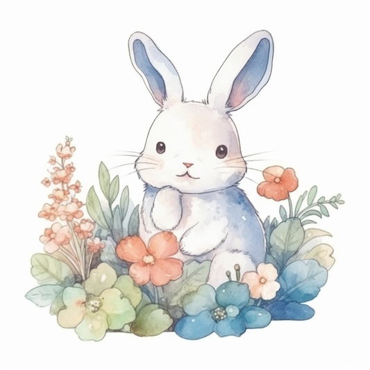 Bunny Rabbit Vinyl Decal Sticker for Car, Laptop, Tumbler and more # 004321