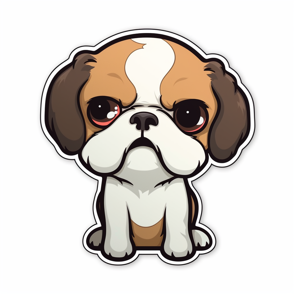 FouFou Dog Vinyl Decal Sticker for Car, Laptop, Tumbler and more # 2115