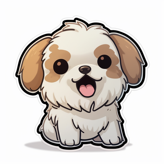 FouFou Dog Vinyl Decal Sticker for Car, Laptop, Tumbler and more # 2114