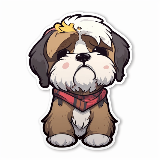 FouFou Dog Vinyl Decal Sticker for Car, Laptop, Tumbler and more # 2112