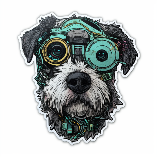 FouFou Dog Vinyl Decal Sticker for Car, Laptop, Tumbler and more # 002503