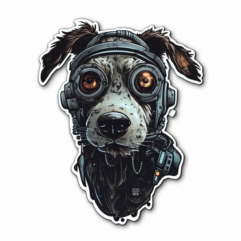 FouFou Dog Vinyl Decal Sticker for Car, Laptop, Tumbler and more # 002253