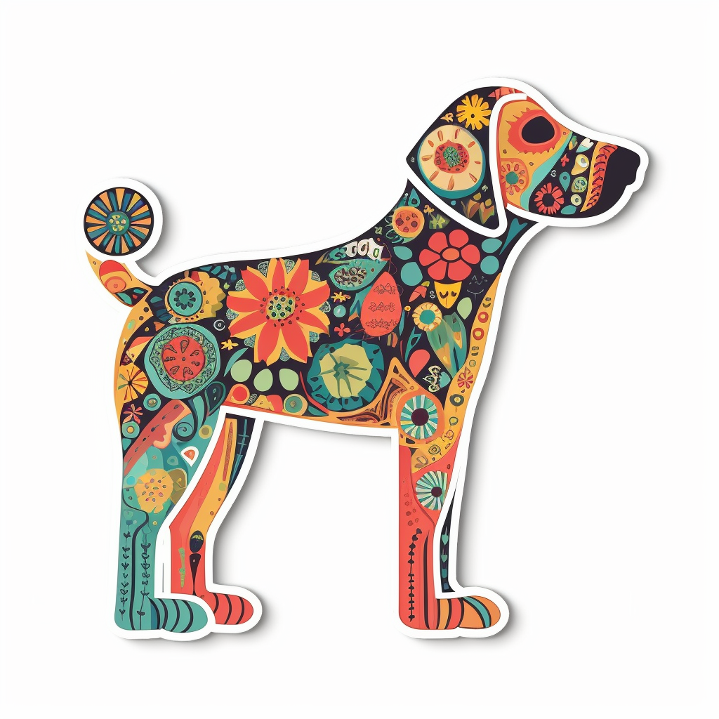 FouFou Dog Vinyl Decal Sticker for Car, Laptop, Tumbler and more # 002356