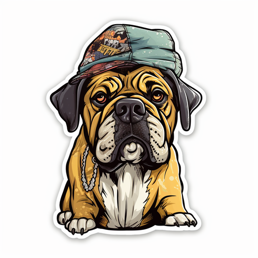 FouFou Dog Vinyl Decal Sticker for Car, Laptop, Tumbler and more # 2093