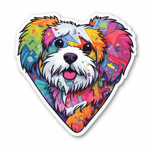 FouFou Dog Vinyl Decal Sticker for Car, Laptop, Tumbler and more # 2103