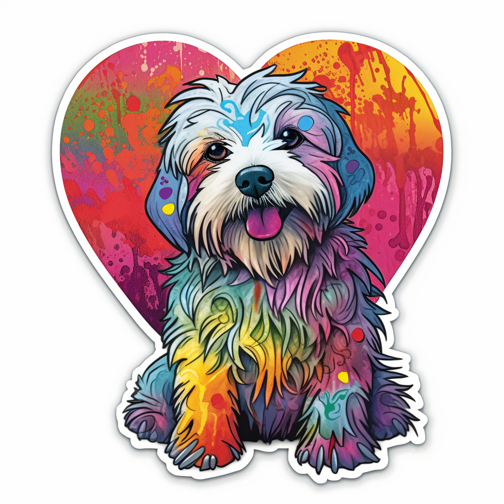 FouFou Dog Vinyl Decal Sticker for Car, Laptop, Tumbler and more # 2108