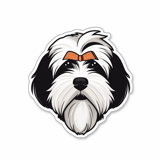 FouFou Dog Vinyl Decal Sticker for Car, Laptop, Tumbler and more # 002420
