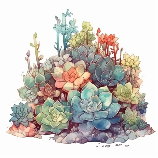 Succulent Vinyl Decal Sticker for Car, Laptop, Tumbler and more # 006715