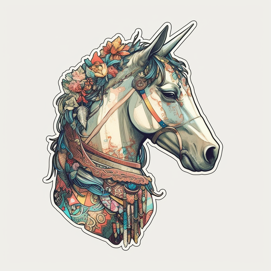 Unicorn Vinyl Decal Sticker for Car, Laptop, Tumbler and more # 00888