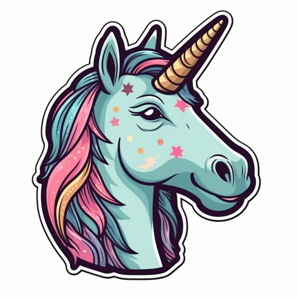 Unicorn Vinyl Decal Sticker for Car, Laptop, Tumbler and more # 006841