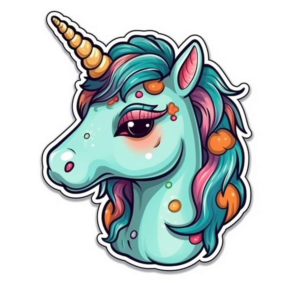 Unicorn Vinyl Decal Sticker for Car, Laptop, Tumbler and more # 006845