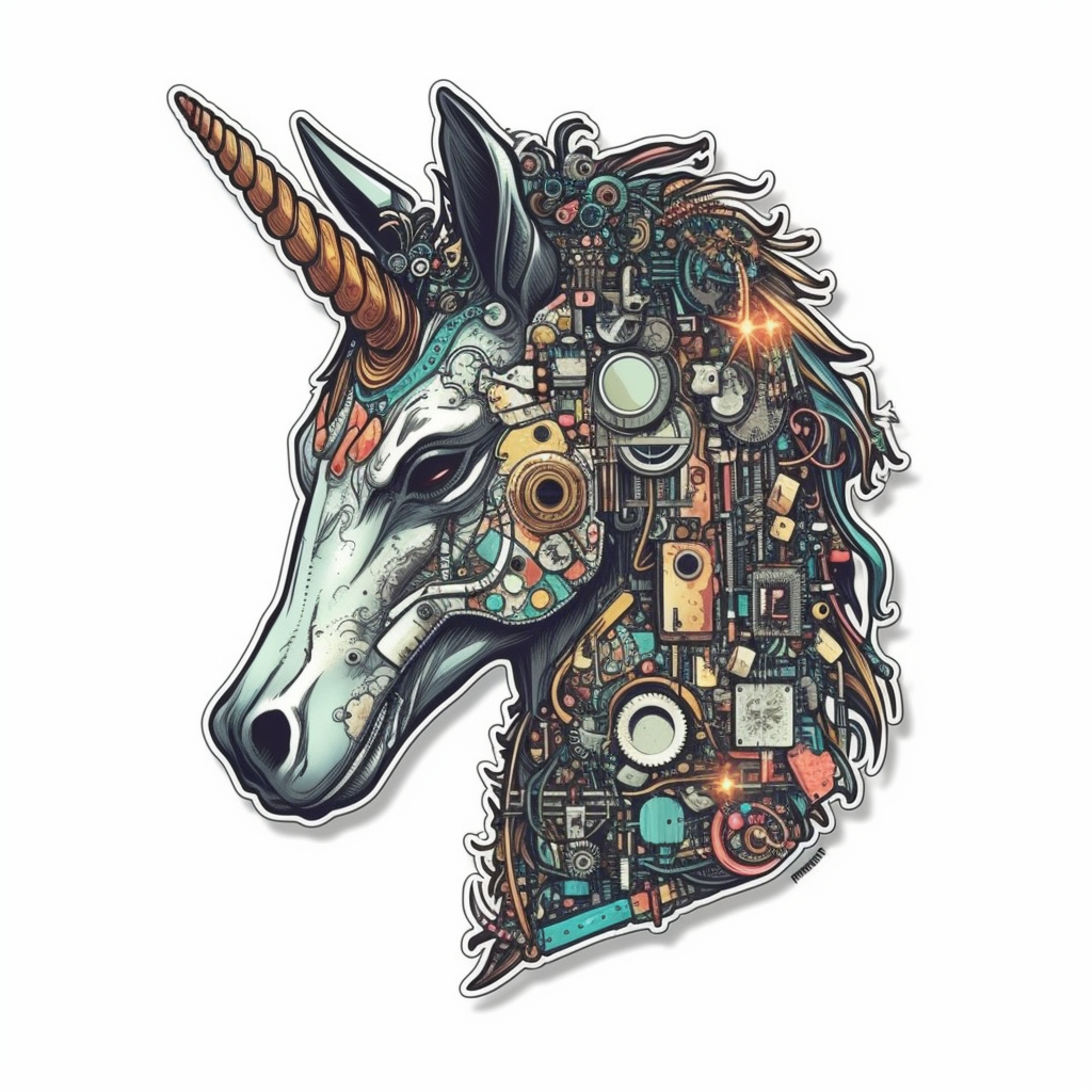 Unicorn Vinyl Decal Sticker for Car, Laptop, Tumbler and more # 006855