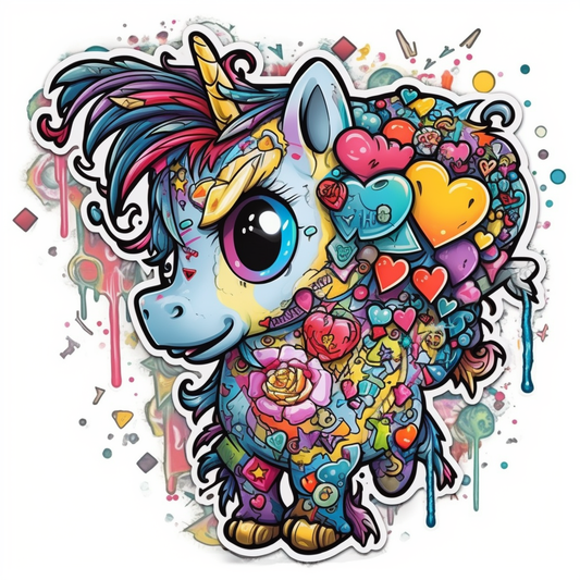 Unicorn Vinyl Decal Sticker for Car, Laptop, Tumbler and more # 00862