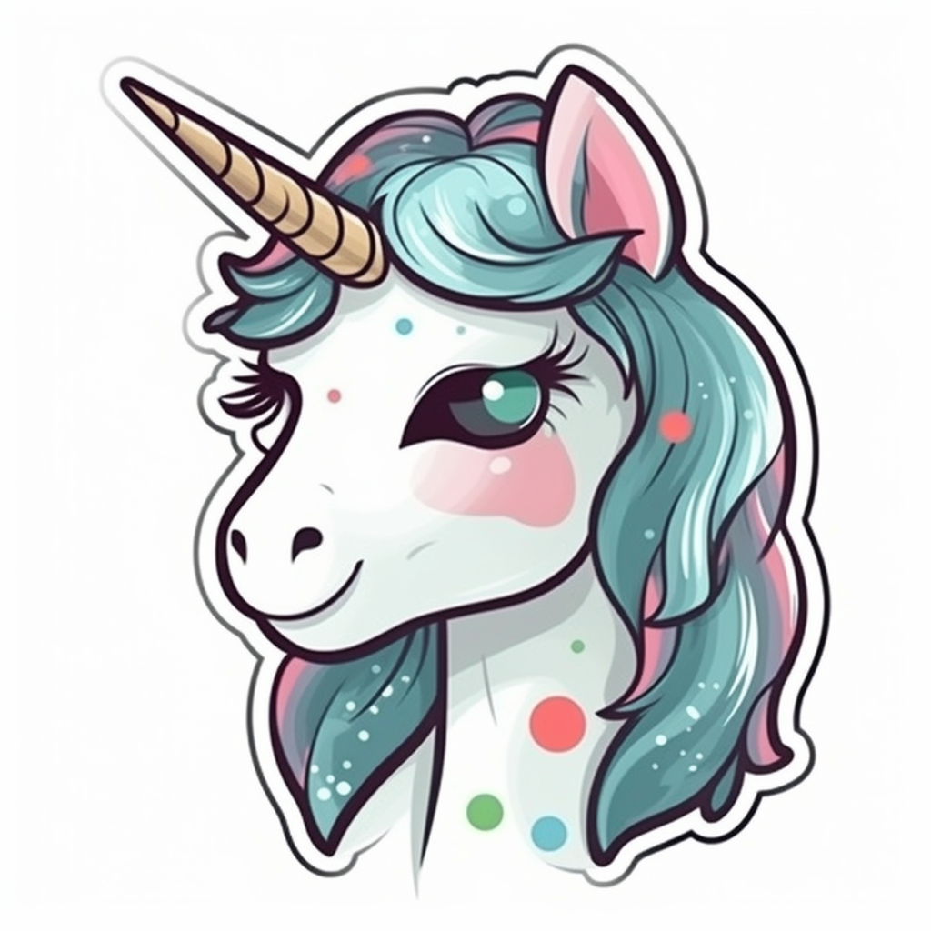 Unicorn Vinyl Decal Sticker for Car, Laptop, Tumbler and more # 006875