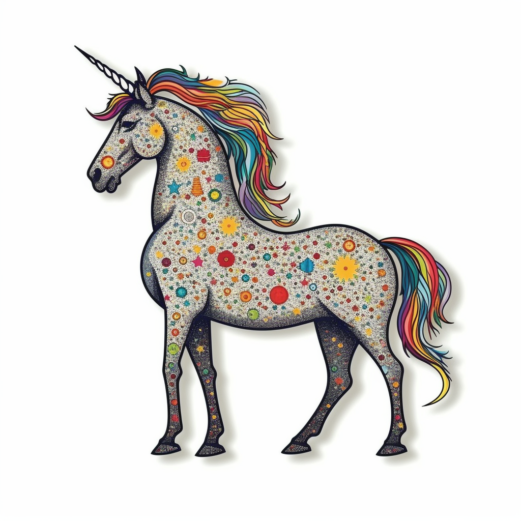 Unicorn Vinyl Decal Sticker for Car, Laptop, Tumbler and more # 006870