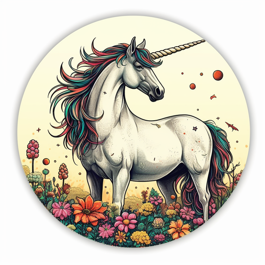 Unicorn Vinyl Decal Sticker for Car, Laptop, Tumbler and more # 00874