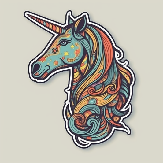 Unicorn Vinyl Decal Sticker for Car, Laptop, Tumbler and more # 00881