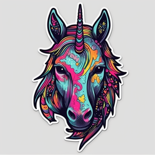 Unicorn Vinyl Decal Sticker for Car, Laptop, Tumbler and more # 00887