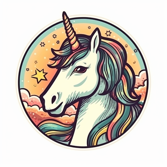 Unicorn Vinyl Decal Sticker for Car, Laptop, Tumbler and more # 00890