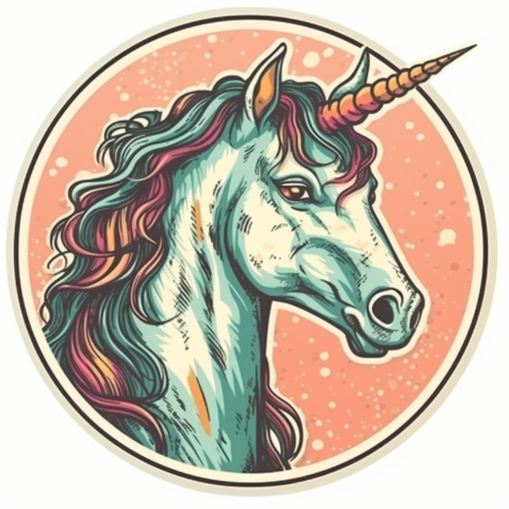 Unicorn Vinyl Decal Sticker for Car, Laptop, Tumbler and more # 006887