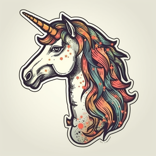 Unicorn Vinyl Decal Sticker for Car, Laptop, Tumbler and more # 00892