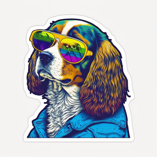 Cavalier King Hairless Dog Vinyl Decal Sticker for Car, Laptop, Tumbler and more # 1682
