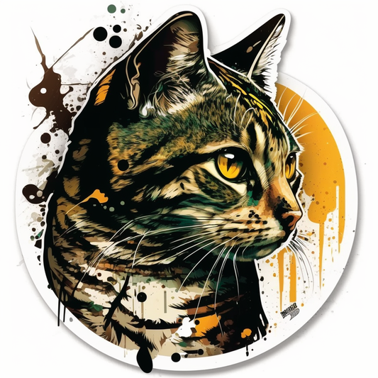 Bengal Cat Vinyl Decal Sticker for Car, Laptop, Tumbler and more # 1811