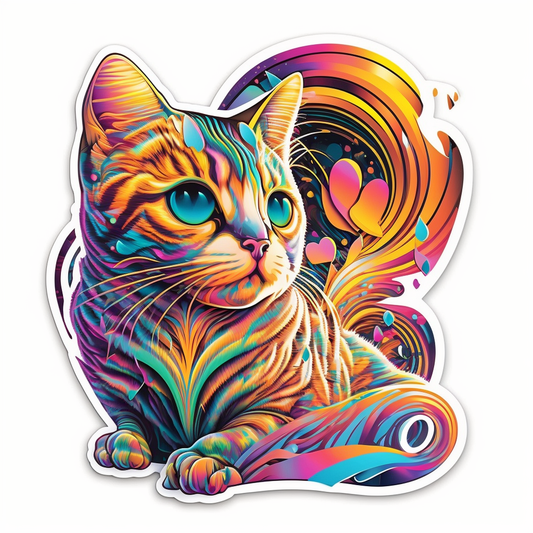 Bengal Cat Vinyl Decal Sticker for Car, Laptop, Tumbler and more # 1815
