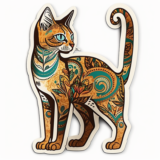 Bengal Cat Vinyl Decal Sticker for Car, Laptop, Tumbler and more # 1799