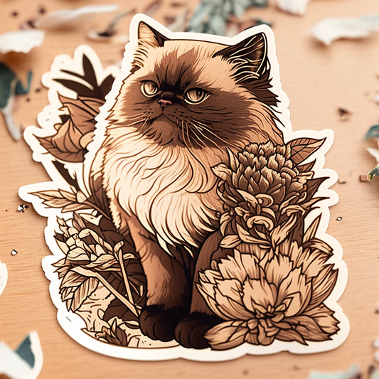 Ragdoll Cat Vinyl Decal Sticker for Car, Laptop, Tumbler and more # 1791