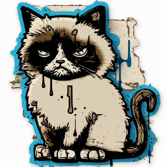 Ragdoll Cat Vinyl Decal Sticker for Car, Laptop, Tumbler and more # 1793