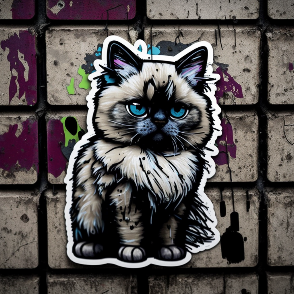 Ragdoll Vinyl Decal Sticker for Car, Laptop, Tumbler and more # 002728