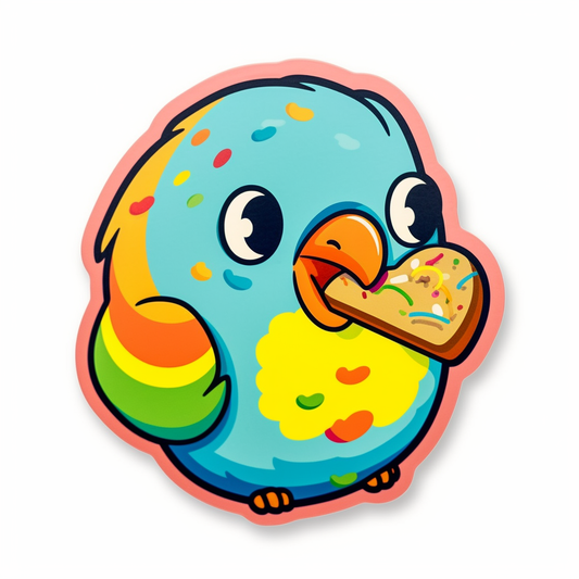 Love Bird Parrot Vinyl Decal Sticker for Car, Laptop, Tumbler and more # 003906
