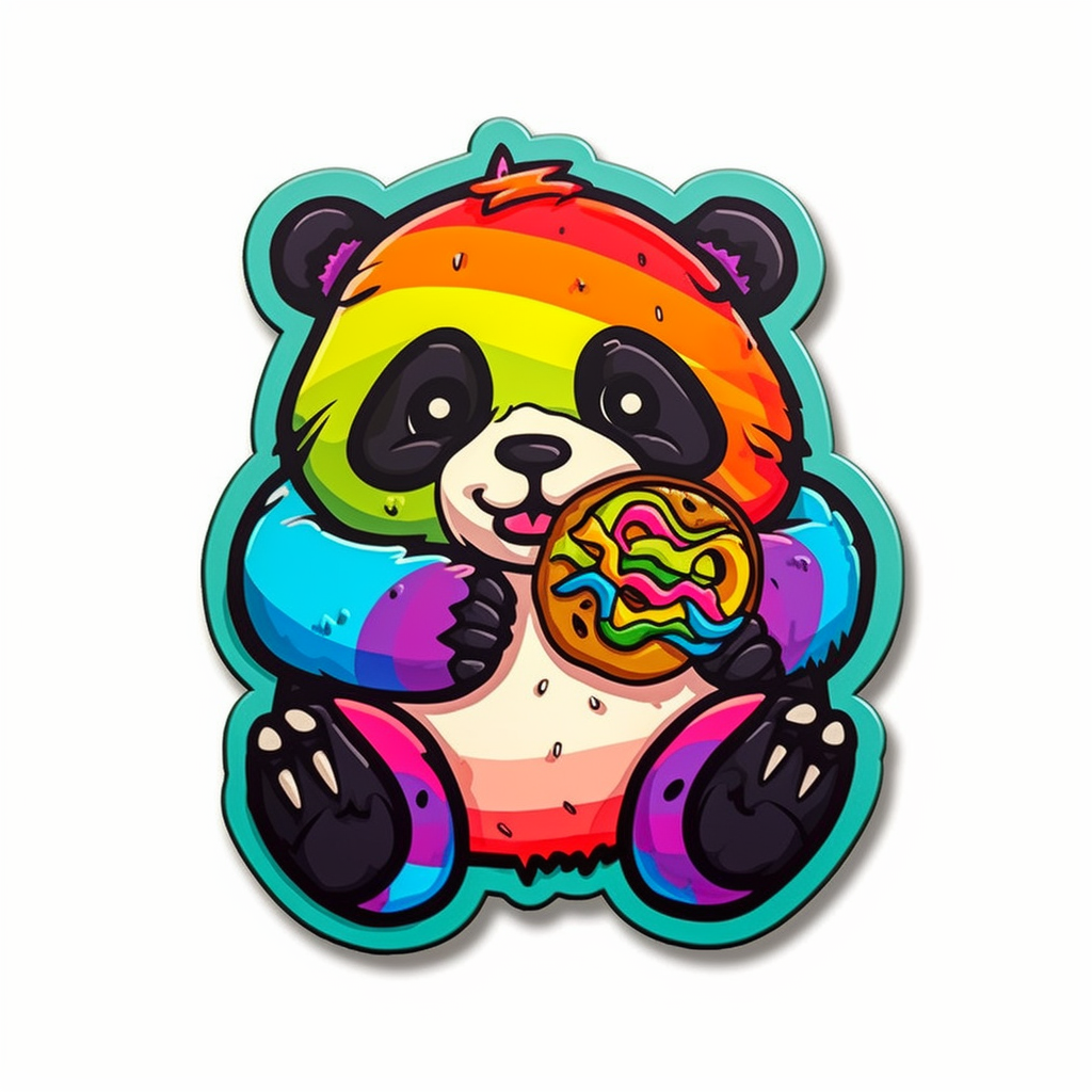 Panda Vinyl Decal Sticker for Car, Laptop, Tumbler and more # 006904