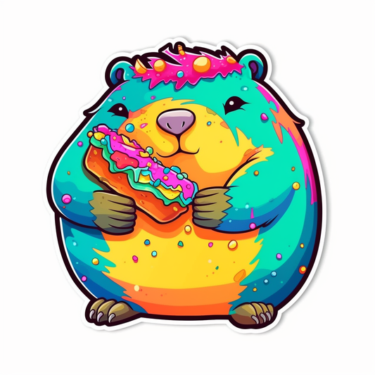 Capybara Vinyl Decal Sticker for Car, Laptop, Tumbler and more # 003459