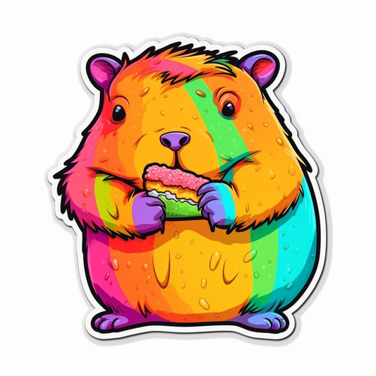 Capybara Vinyl Decal Sticker for Car, Laptop, Tumbler and more # 003470