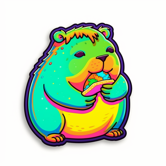 Capybara Vinyl Decal Sticker for Car, Laptop, Tumbler and more # 003455