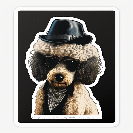 Poodle Dog Vinyl Decal Sticker for Car, Laptop, Tumbler and more # 002544