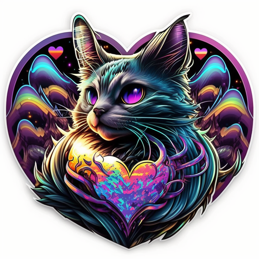 Siamese Cat Vinyl Decal Sticker for Car, Laptop, Tumbler and more # 1761