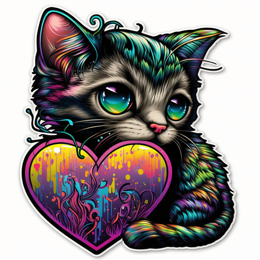 Siamese Cat Vinyl Decal Sticker for Car, Laptop, Tumbler and more # 1763