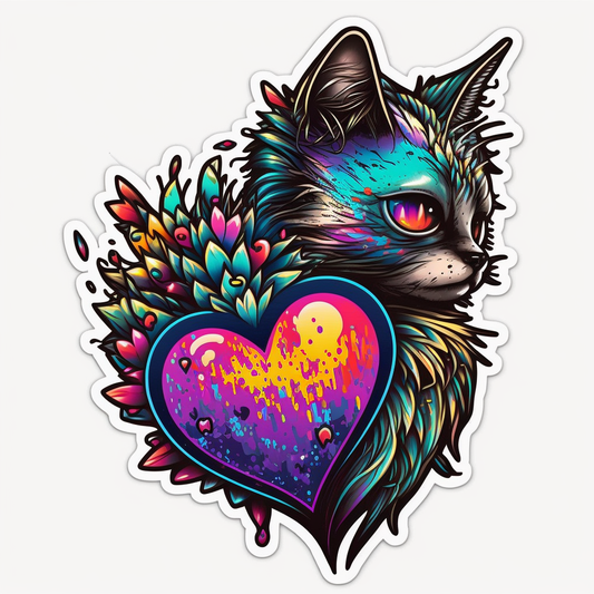 Siamese Cat Vinyl Decal Sticker for Car, Laptop, Tumbler and more # 1764