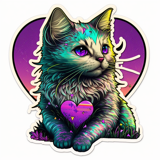 Siamese Cat Vinyl Decal Sticker for Car, Laptop, Tumbler and more # 002535