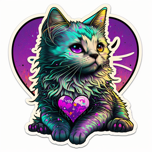 Siamese Cat Vinyl Decal Sticker for Car, Laptop, Tumbler and more # 002559