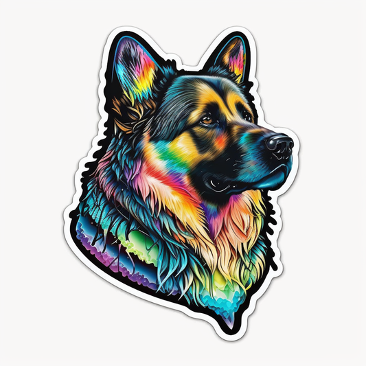 German Shepherd Vinyl Decal Sticker for Car, Laptop, Tumbler and more # 1653