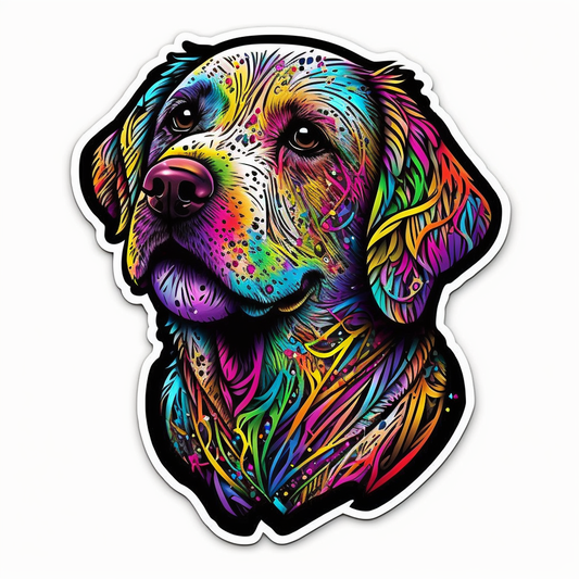 Labrador Rettriever Vinyl Decal Sticker for Car, Laptop, Tumbler and more # 1648
