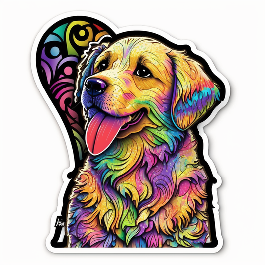 Labrador Rettriever Vinyl Decal Sticker for Car, Laptop, Tumbler and more # 1646