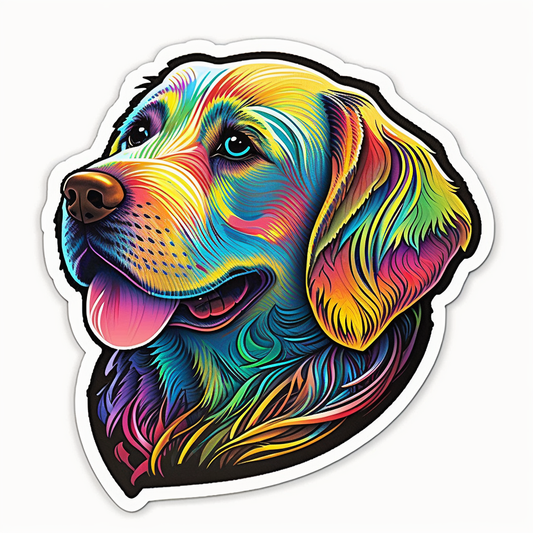 Labrador Rettriever Vinyl Decal Sticker for Car, Laptop, Tumbler and more # 002617