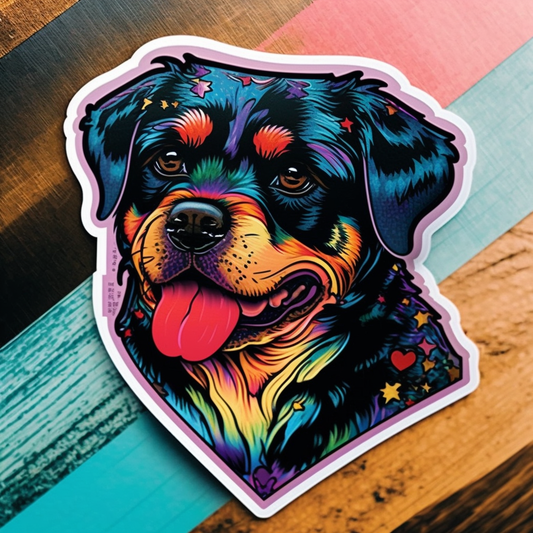Rottweiler Dog Vinyl Decal Sticker for Car, Laptop, Tumbler and more # 002872
